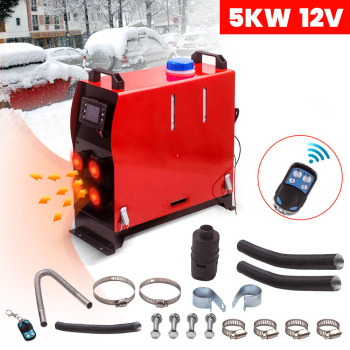 Diesel Heater 12V 2KW-5KW Remote Control diesel heater for Van Truck SUV Thermostat Motorhome
