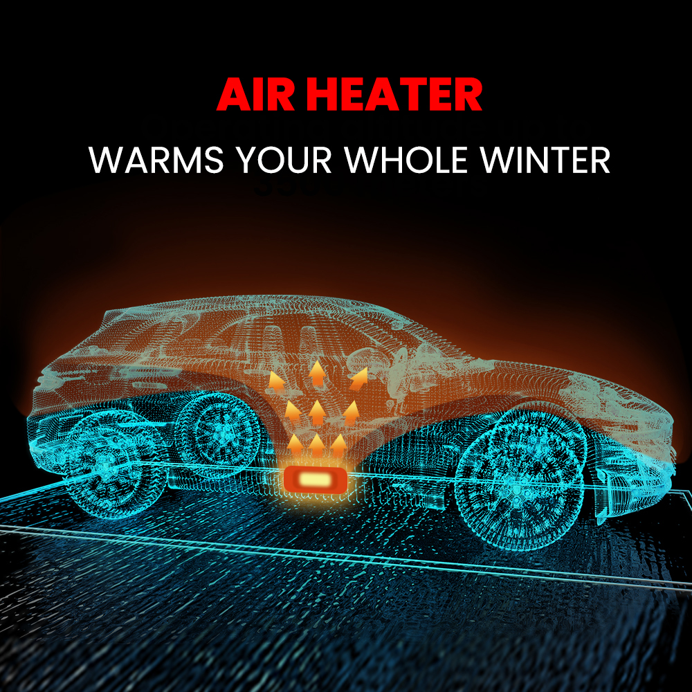 Diesel Heater 12V 2KW-5KW Remote Control diesel heater for Van Truck SUV Thermostat Motorhome