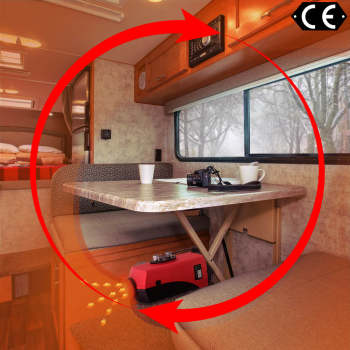 Diesel Heater 12V 5KW Digital Switch 10LTank diesel heater for Van Lorry Boat Van Thermostat