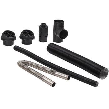 Interruptor de perilla de calentador de combustible diésel de aire 2KW 12V + tanque de 10L para camión, barco, remolque, coche