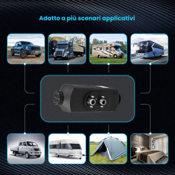 Termoventilatore 2KW Diesel Riscaldamento 12V Riscaldamento Parcheggio per Auto Camion Autobus