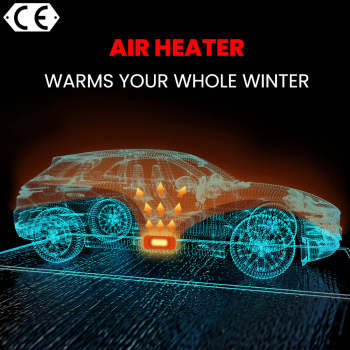 Diesel Heater LCD Monitor 1KW-8KW 12V diesel heater for Van Trucks Lorrys Boats Bus Car Red