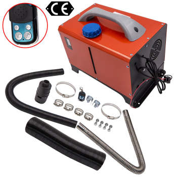 Diesel Heater LCD Monitor 1KW-8KW 12V diesel heater for Van Trucks Lorrys Boats Bus Car Red