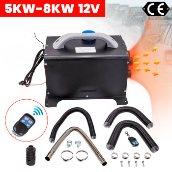 Diesel Heater LCD Remote 1KW-8KW 12V diesel heater for Van Trucks MotorHomes Boats Bus 4 Holes