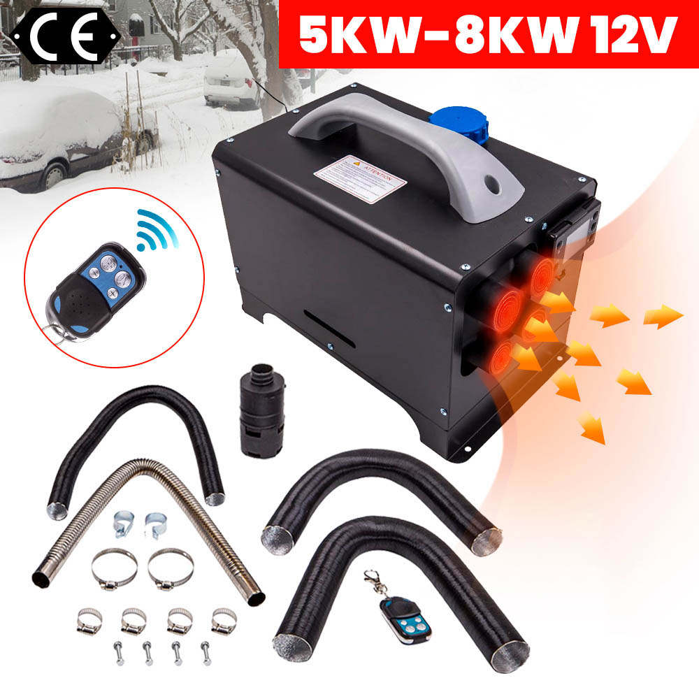 Buy 12V 8000W LCD Remote Air Diesel Heater 5KW8KW for Car Trucks