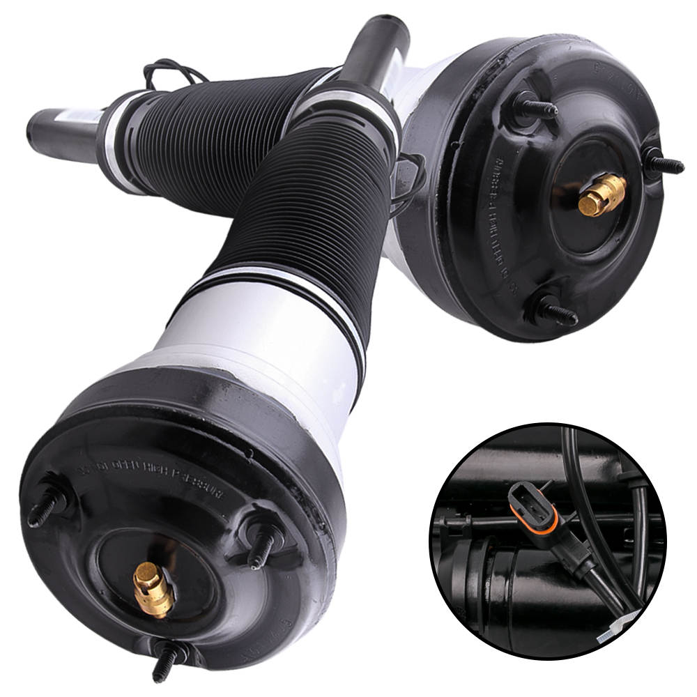 Compatible for Mercedes S Class W220 S430 S500 S600 S55 AMG Pair Front Air Suspenison Shock 