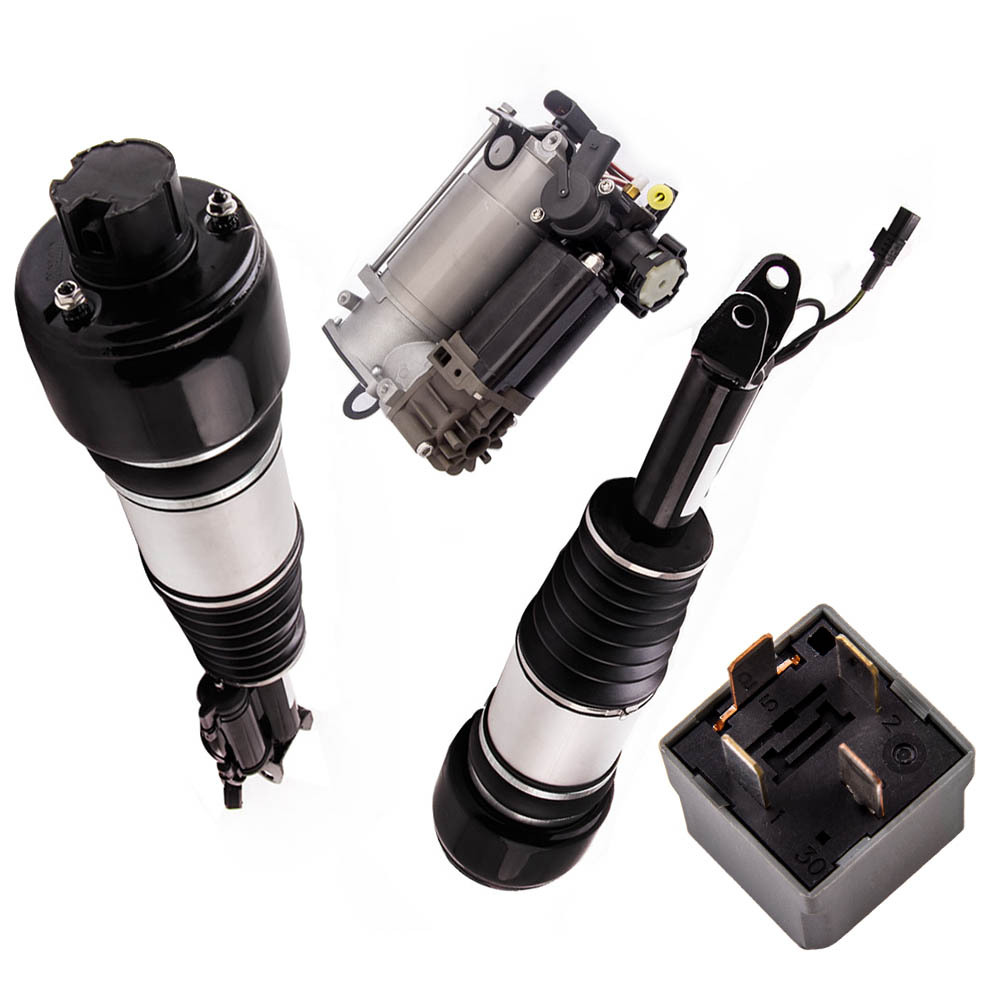 Compatibile per Mercedes Classe E W211 Ammortizzatori anteriori con sospensioni pneumatiche + compressore daria
