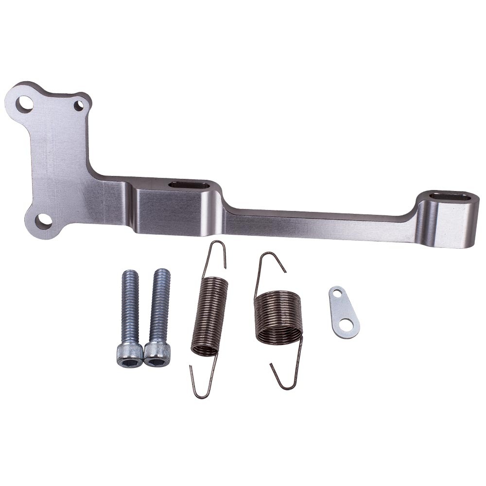 For Edelbrock Aluminum Carb Mounting Bracket and Stainless Springs