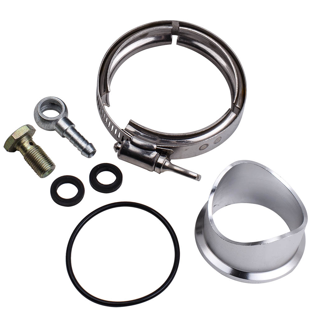 Kit de soupape de décharge universelle 50 mm Turbo Super Charge BOV Kit de soupape de décharge Noir NOUVEAU