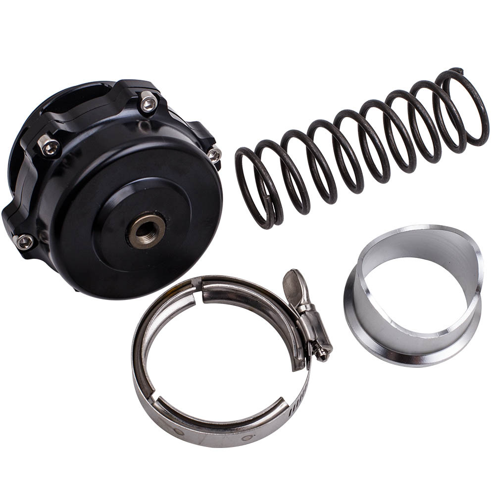 Kit de soupape de décharge universelle 50 mm Turbo Super Charge BOV Kit de soupape de décharge Noir NOUVEAU