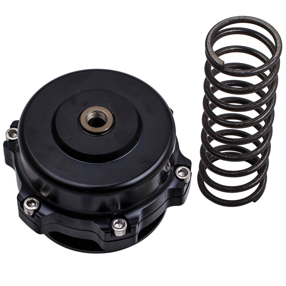 Kit de soupape de décharge universelle 50 mm Turbo Super Charge BOV Kit de soupape de décharge Noir NOUVEAU