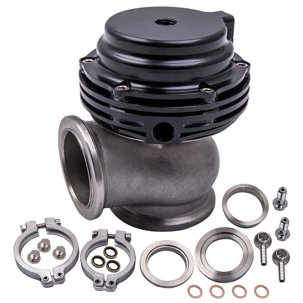 Turbo déchappement externe de 38 mm compatible pour Honda TIAL MVS V-BAND ET BRIDES