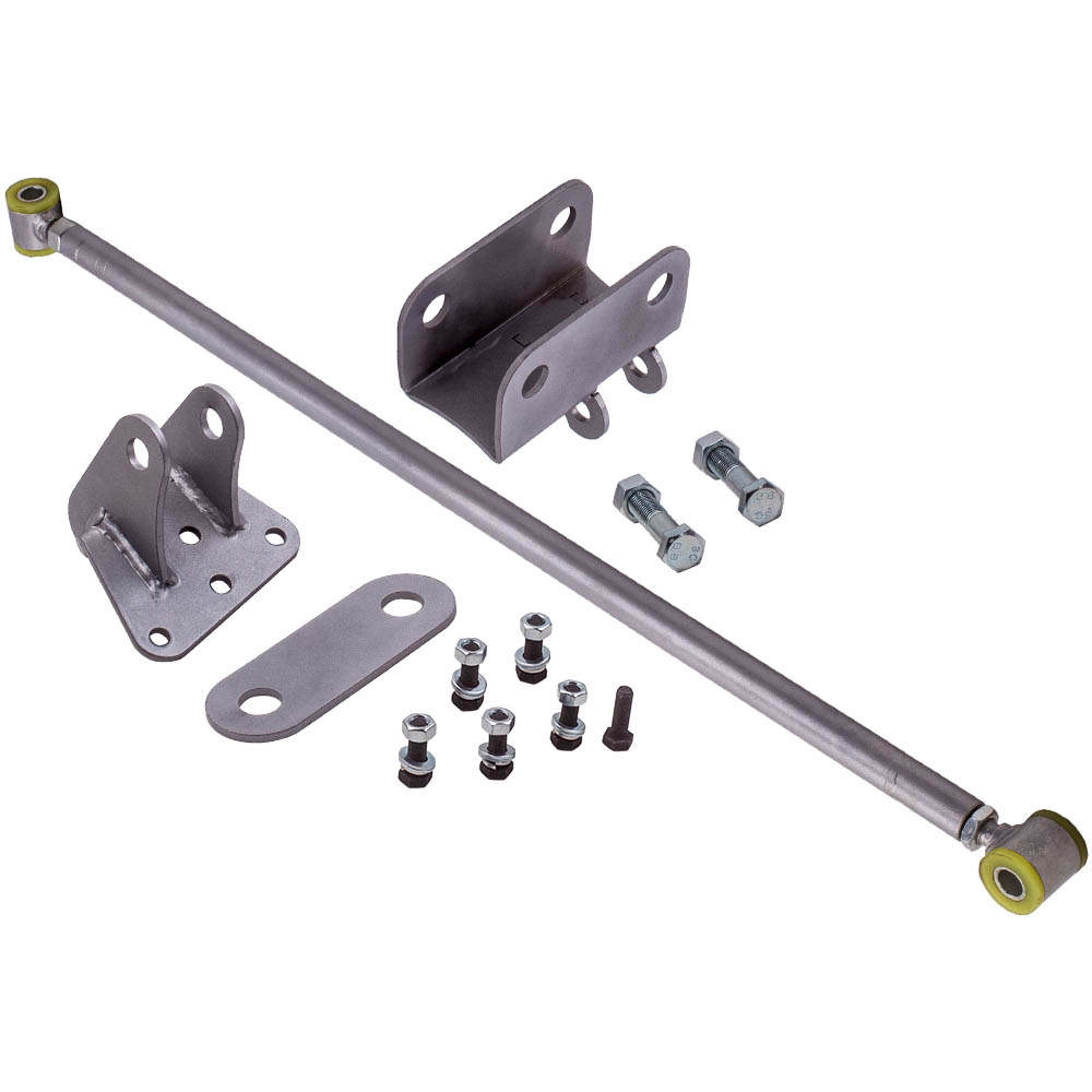 Silver Adjustable compatible for Panhard Bar Trac Bar W/ Brackets