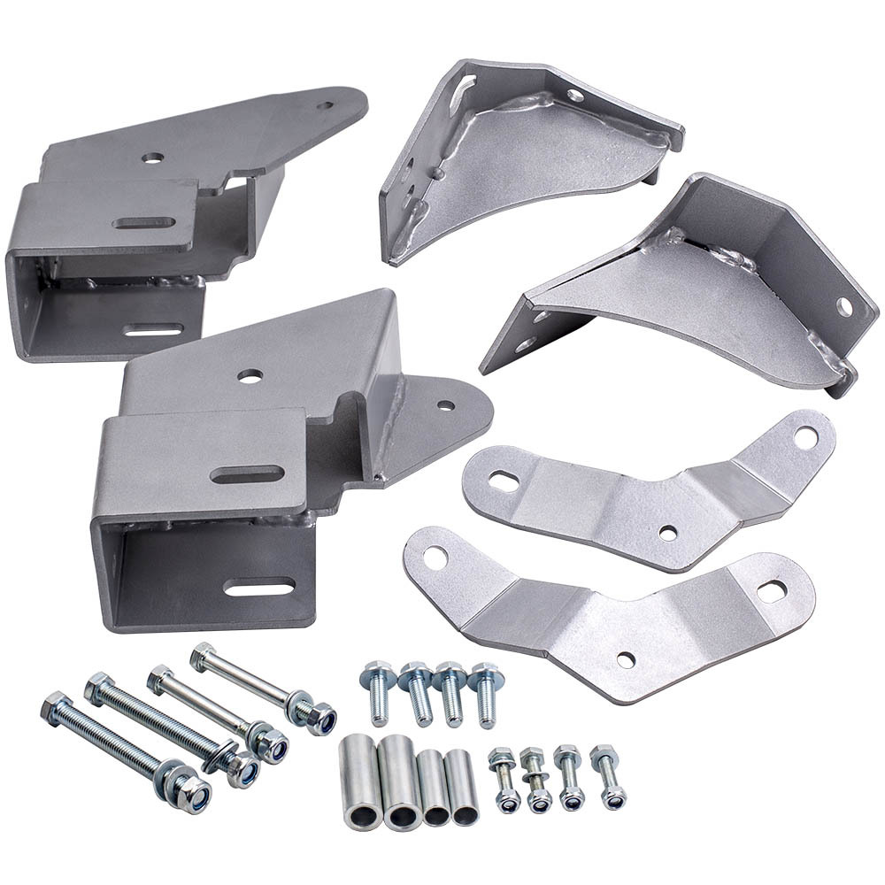 Front Control Arm Drop Bracket Kit compatible for Jeep Cherokee XJ 1984-2001 Minor drilling suspension arms