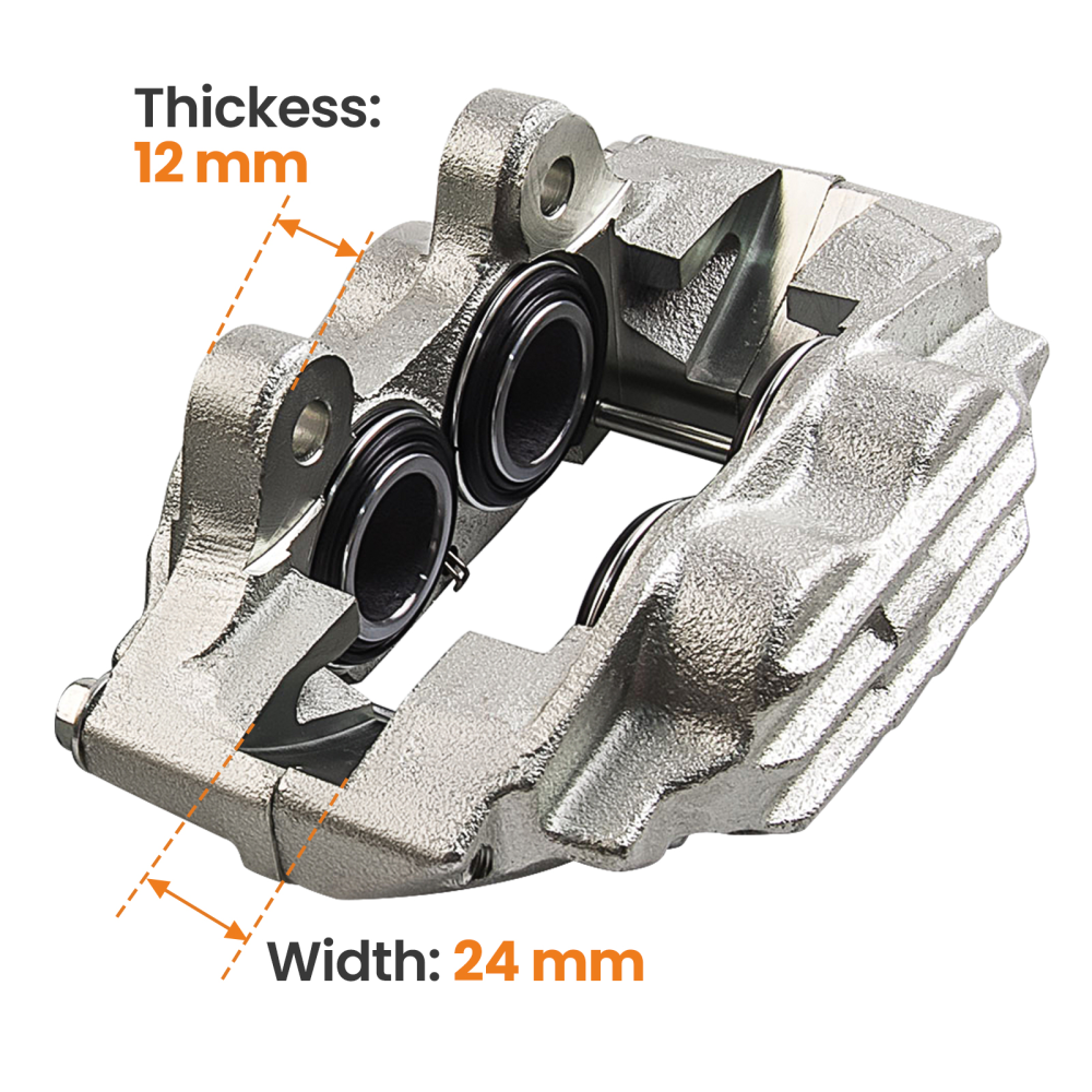 2 Front Disc Brake Caliper Calipers compatible for Toyota Hilux LN106 LN107 LN111 LN130 4x4 2 Front Disc Brake Caliper Calipers compatible for Toyota Hilux LN106 LN107 LN111 LN130 4x4
