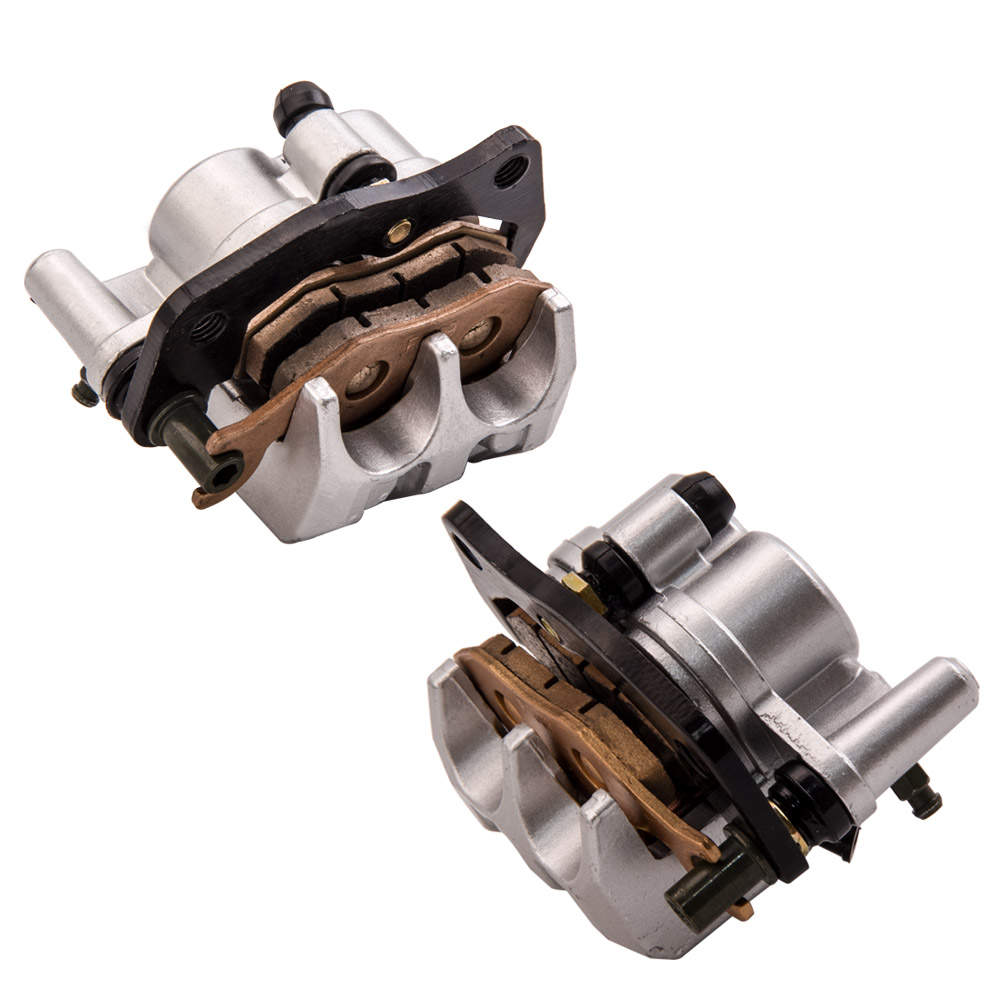Front Left Right Brake Caliper Pads Set compatible for Yamaha Rhino 450