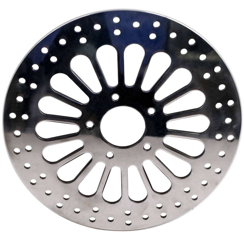 11.8 300 mm Polished Front Brake Rotor Disc Stainless Steel For Touring