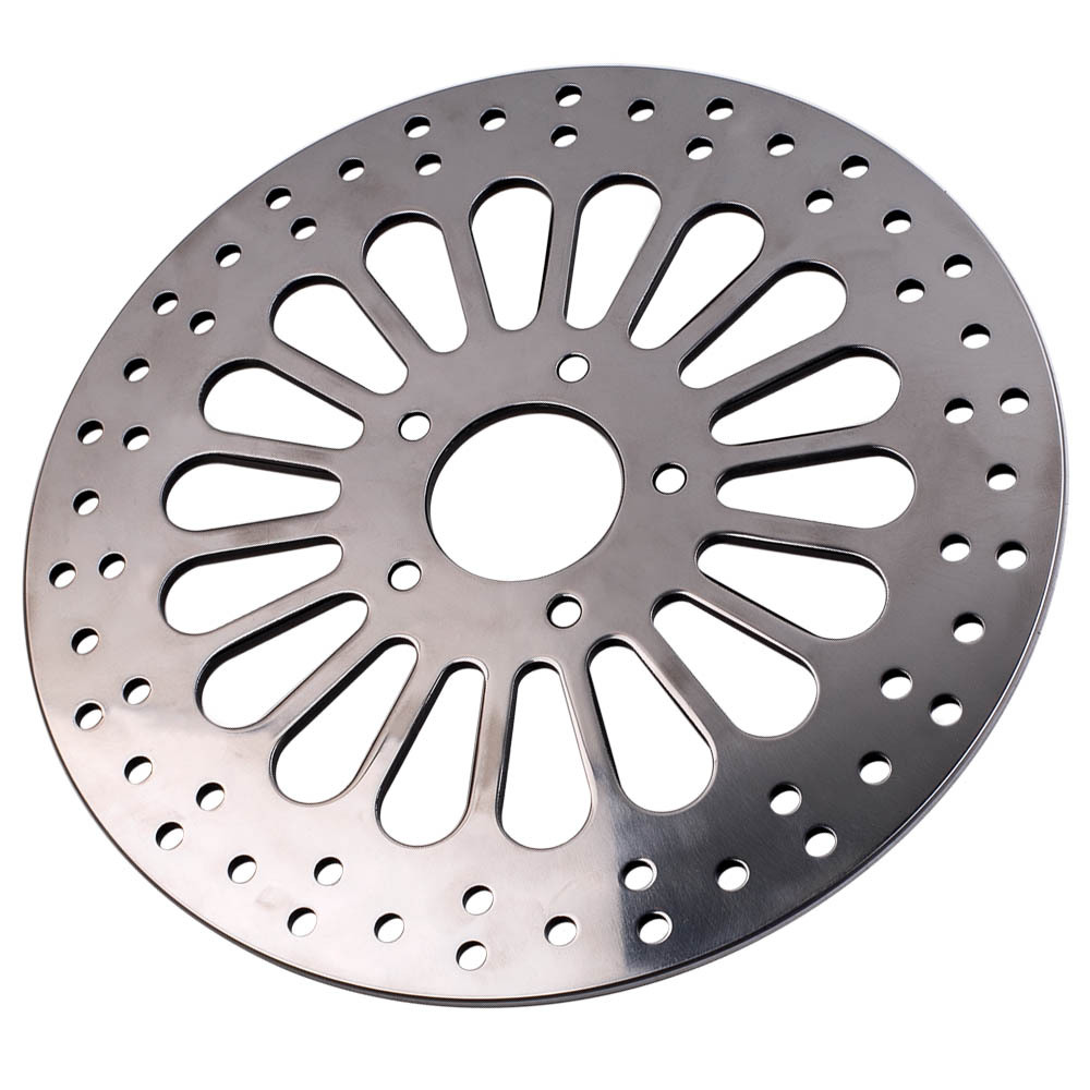 11.8 300 mm Polished Front Brake Rotor Disc Stainless Steel For Touring