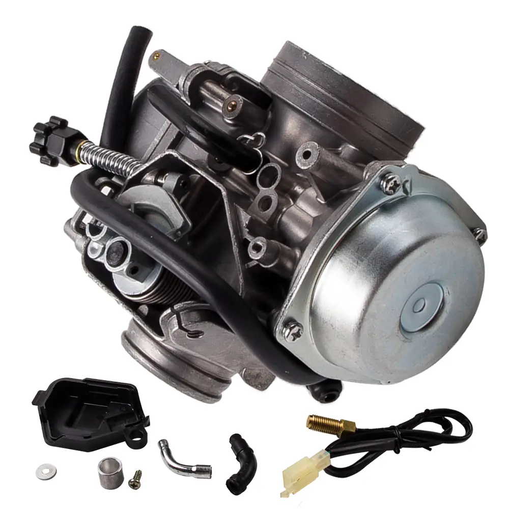 Twilight Garage Carburetor Carb with Throttle Cover & Filter Compatible with Honda Fourtrax 300 350 Foreman 400 450 TRX450ES FE FM S Rancher 350 ATV Quad 