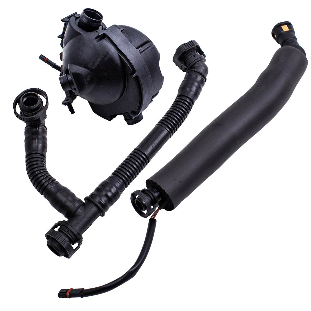 Crankcase Breather Hoses Oil Separator Kit compatible for BMW 1 3 5 6 N52 B30 11157522931