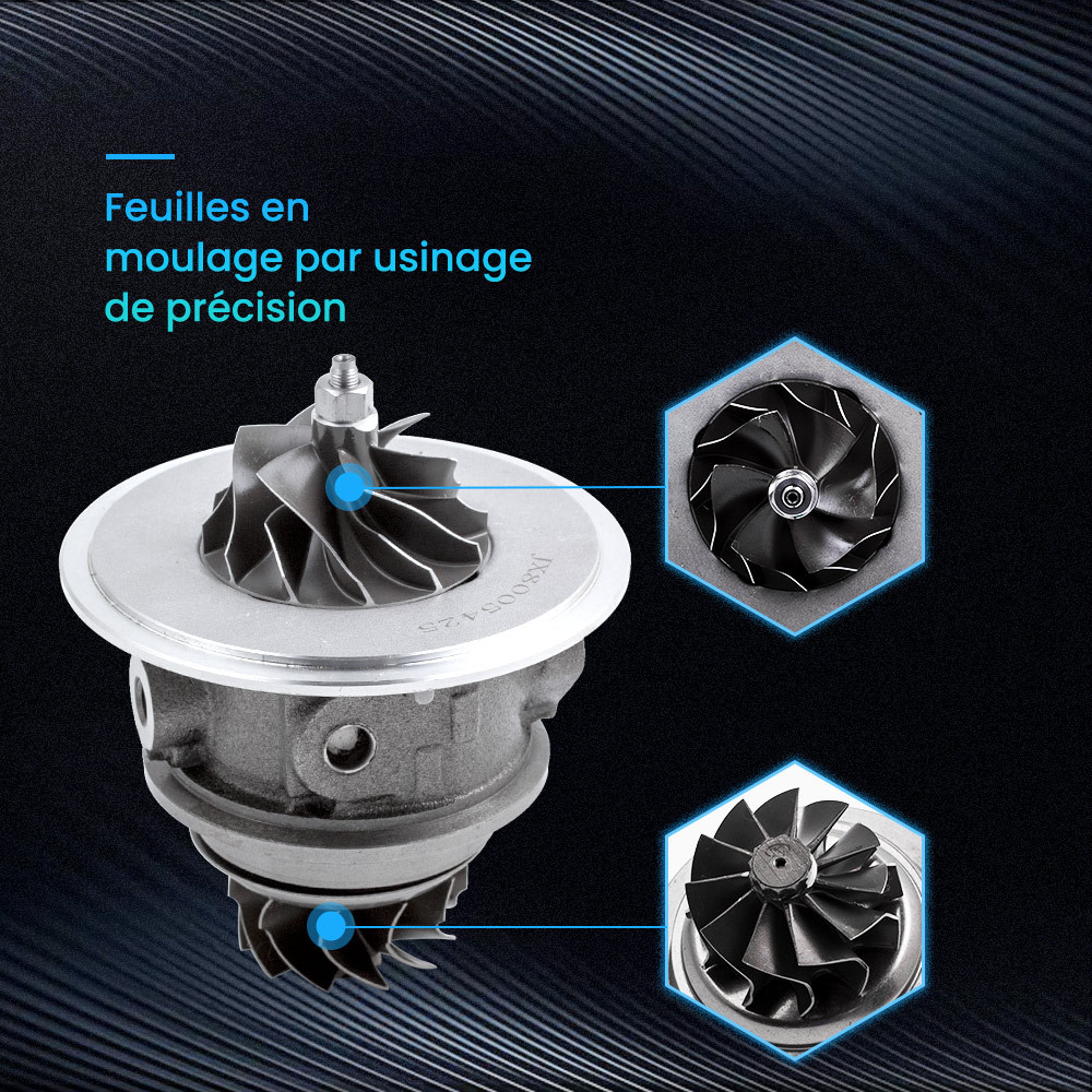 Turbo cartouche CHRA compatible pour Subaru Impreza VF35 RHF55 STI DOHC VF39 RHF55 2.5L