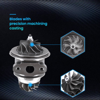 Turbo Cartridge Chra Core compatible for Ford C-Max compatible for Fiesta VI compatible for Focus compatible for Peugeot Boxer III 49131