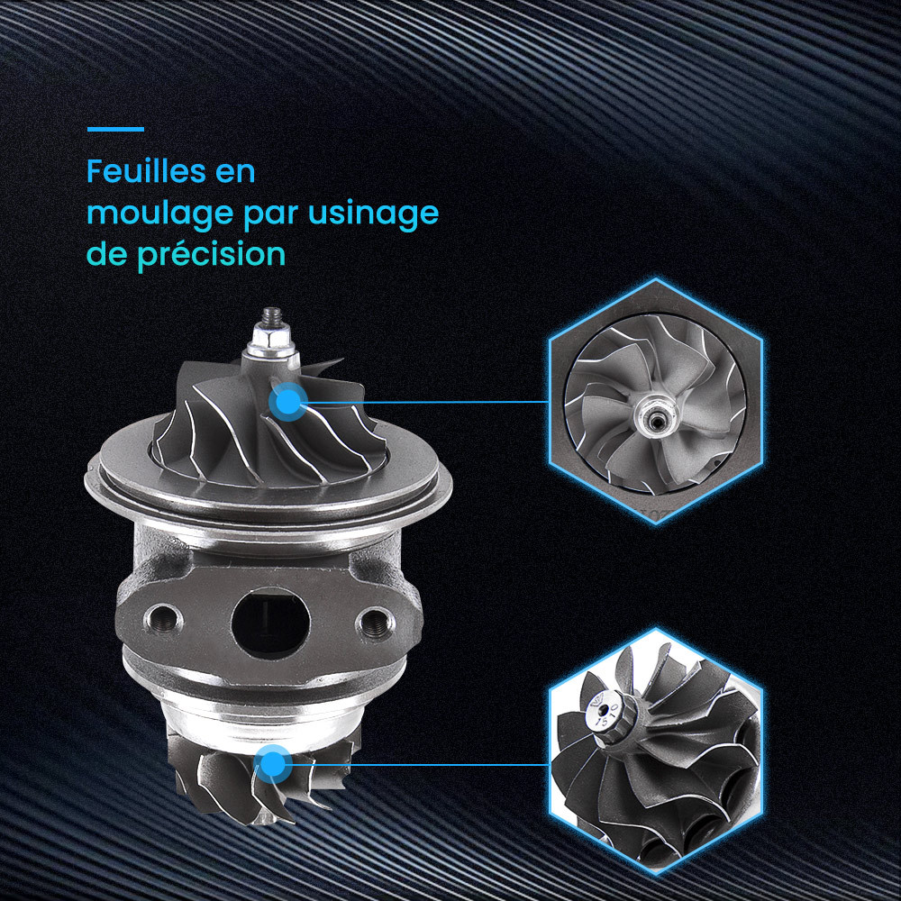 Cartouche TD03L4 Turbo Cartouche CHRA compatible pour Ford Transit VI 2.2 TDCI 49131-05312 Cartouche TD03L4 Turbo Cartouche CHRA compatible pour Ford Transit VI 2.2 TDCI 49131-05312