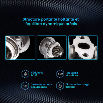 Cartouche TD03L4 Turbo Cartouche CHRA compatible pour Ford Transit VI 2.2 TDCI 49131-05312