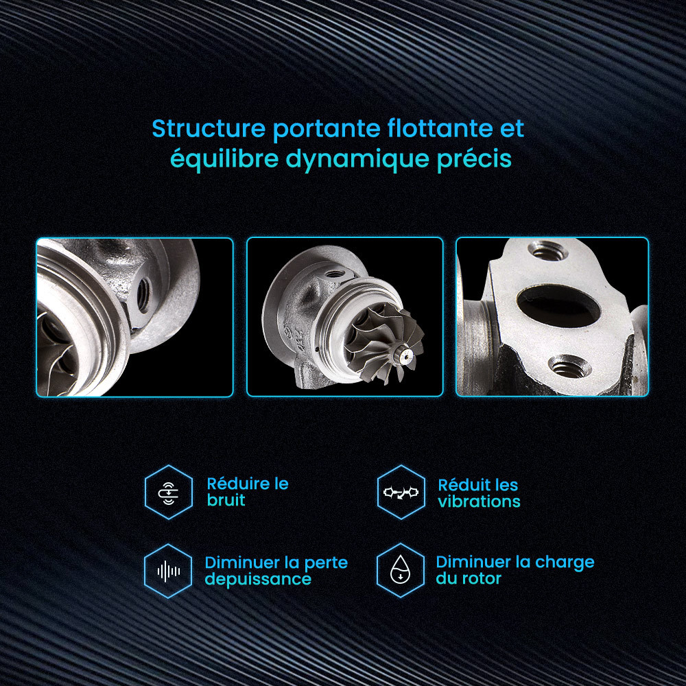 Cartouche TD03L4 Turbo Cartouche CHRA compatible pour Ford Transit VI 2.2 TDCI 49131-05312 Cartouche TD03L4 Turbo Cartouche CHRA compatible pour Ford Transit VI 2.2 TDCI 49131-05312