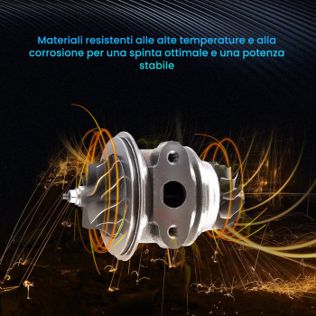 Compatibile per Transit VI/Jumper/Ducatz/Boxter TD03 49131-58450 Turbocharger Cartuccia Char