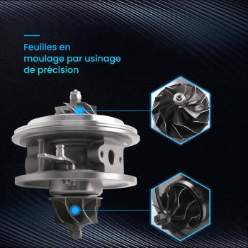 Turbo CHRA CartoucheTurbocrompresseur Core compatible pour HYUNDAI H1 2.5 CRDi 282004A480