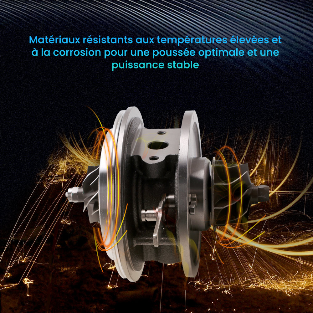 Turbo CHRA CartoucheTurbocrompresseur Core compatible pour HYUNDAI H1 2.5 CRDi 282004A480