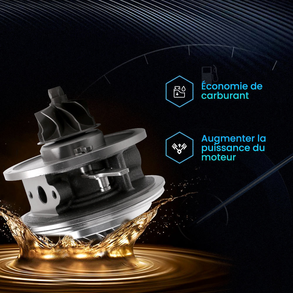 Turbo CHRA CartoucheTurbocrompresseur Core compatible pour HYUNDAI H1 2.5 CRDi 282004A480