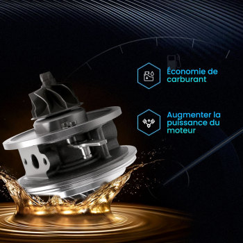 Turbo CHRA CartoucheTurbocrompresseur Core compatible pour HYUNDAI H1 2.5 CRDi 282004A480