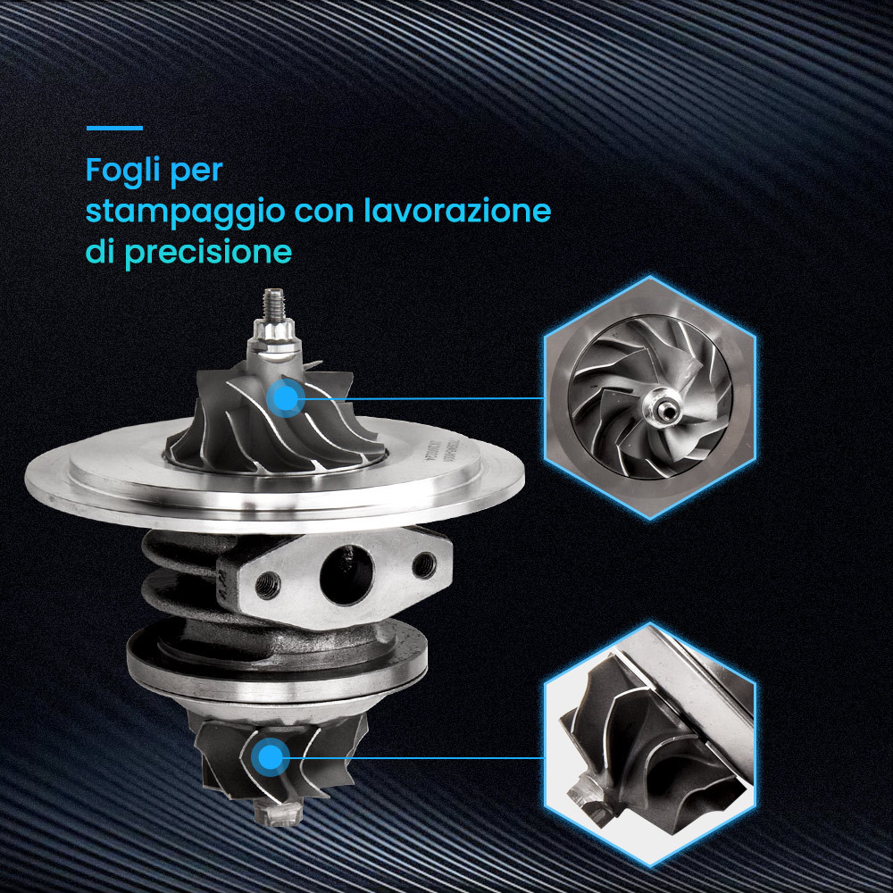 Nucleo Cartuccia Turbo per GT1549S compatibile per Opel Volvo Mitsubishi Renault 1.9 TDI dCi F9Q Nucleo Cartuccia Turbo per GT1549S compatibile per Opel Volvo Mitsubishi Renault 1.9 TDI dCi F9Q