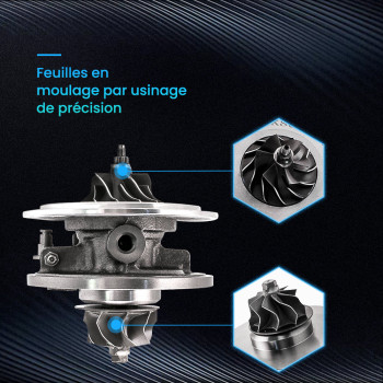 GT Turbo Cartridge Cartouche pour GT1749V 708639 CHRA compatible pour RENAULT 1.9 DCI F9Q Core