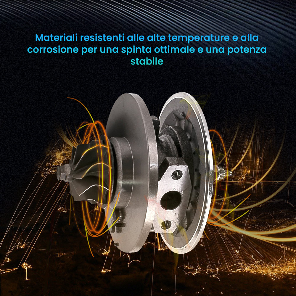 Compatibile per Mitsubishi Carisma 1.9 DI-D HP 708639 per GT1749V Cartuccia CHRA per turbocompressore Compatibile per Mitsubishi Carisma 1.9 DI-D HP 708639 per GT1749V Cartuccia CHRA per turbocompressore