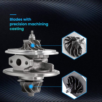 Compatible for AudiA3 TDI 1.9L D ASV/AHF 80kw/110ps 96-03Turbo Turbocharger Cartridge CHRA CoreGT1749V