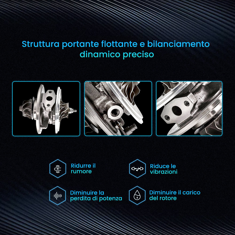 Turbocompressore Cartuccia compatibile per VW Golf IV / Beetle / Bora 1.9 TDI Turbocompressore Cartuccia compatibile per VW Golf IV / Beetle / Bora 1.9 TDI