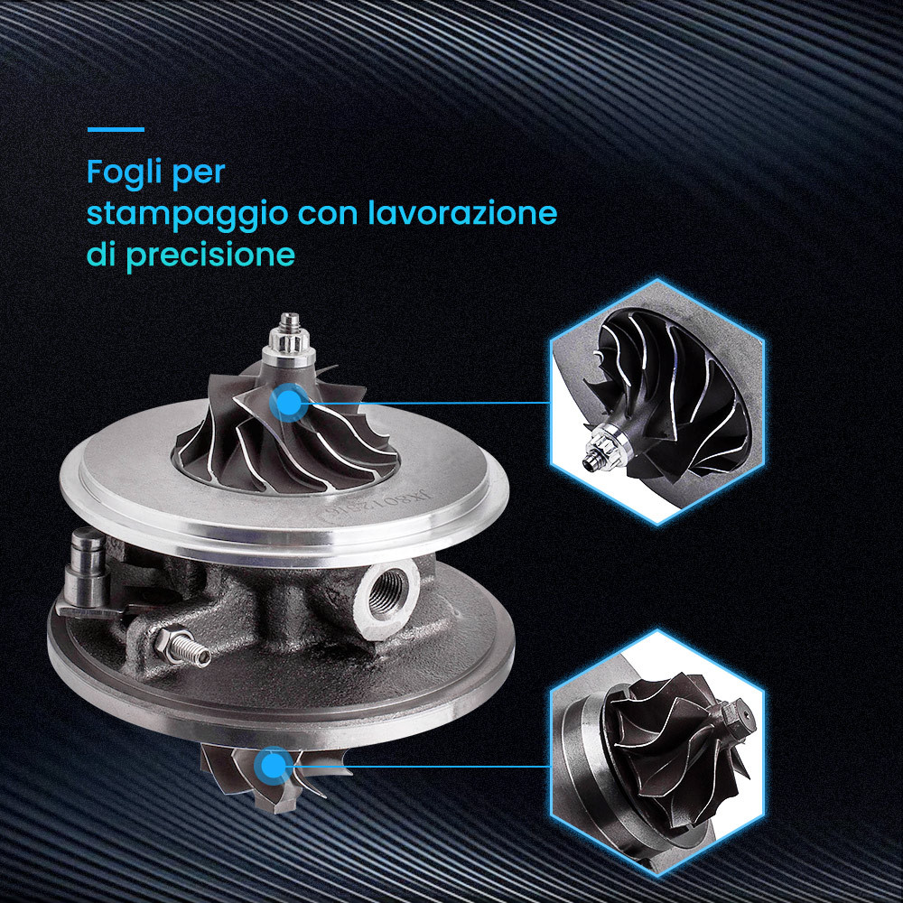 Per GT1749V Turbo Cartridge CHRA compatibile per Audi A4 A6 1.9L 130HP 717858-5009S /  712077 Per GT1749V Turbo Cartridge CHRA compatibile per Audi A4 A6 1.9L 130HP 717858-5009S /  712077