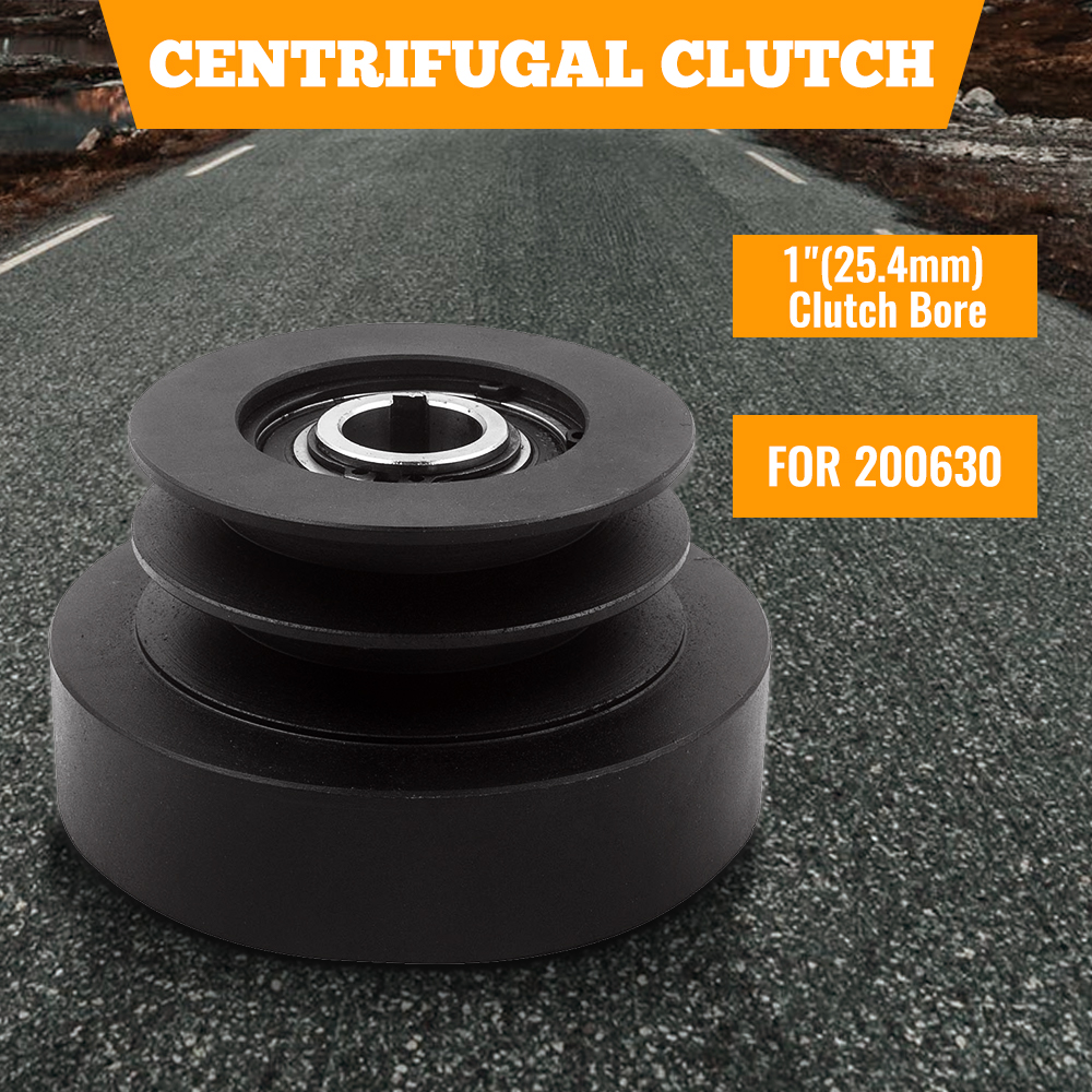 thumbnail image 2 of Mek-motoo Heavy Duty Centrifugal Clutch – 1" Bore, Dual Pulley, For 8-16HP Engines 2 of 6