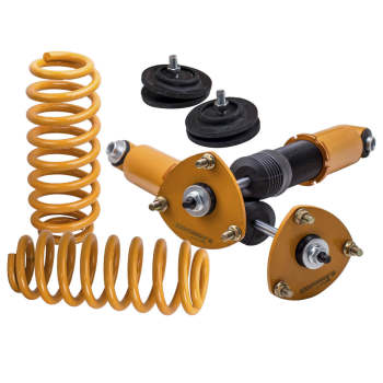 Rear Coilovers Shocks and Springs compatible for BMW X5 E53 2000-2006 Adj. Height Struts Lowering Kit