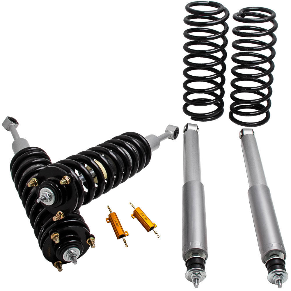 Compatible for Lexus GX470 2003-2009 4 Wheel Air Suspension to Coil Springs Struts Shocks Kit