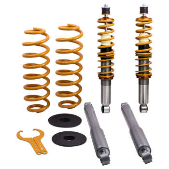 Compatible for Lincoln Navigator 98-02 4WD Air to Coil Springs amp; Shocks Conversion Kit Lowering Kit
