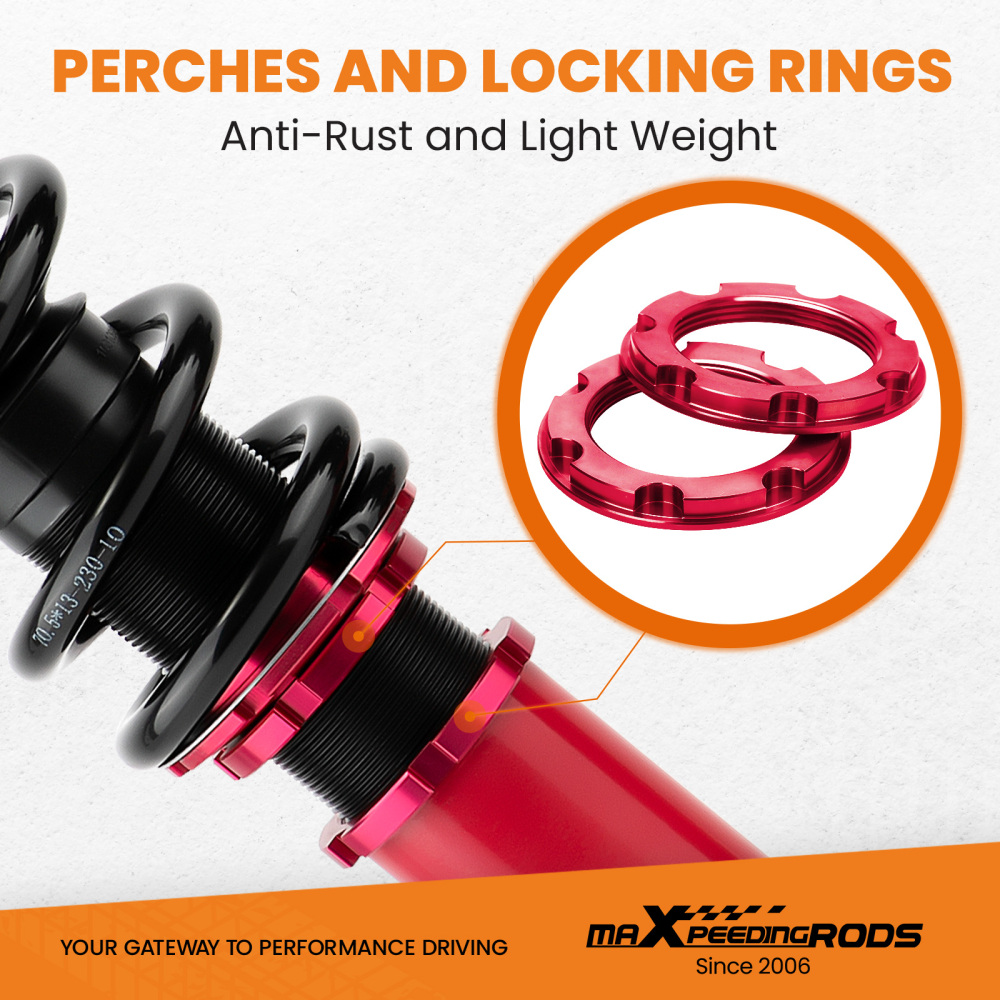 1998-2002 compatible for Honda Accord 1999 - 2003 compatible for Acura TL Suspension Kit Full Coilovers Struts Shock