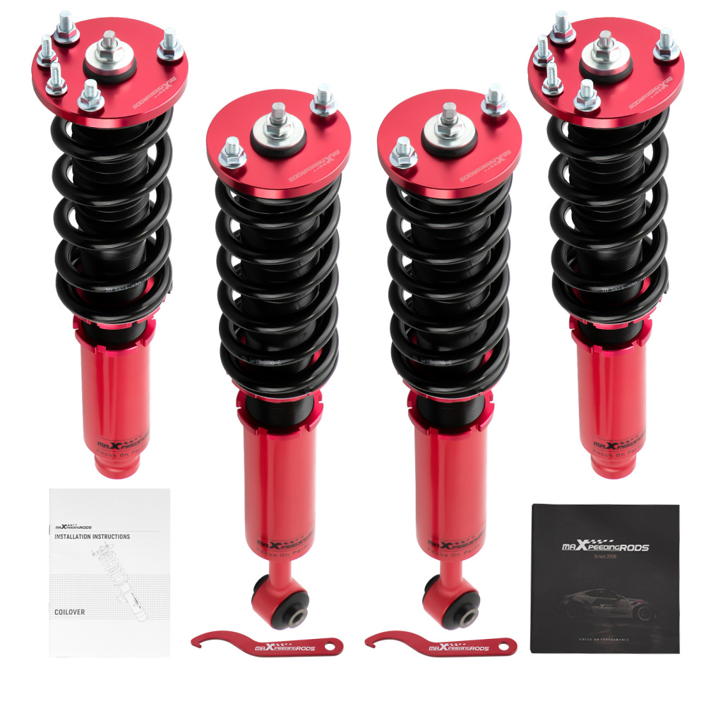 1998-2002 compatible for Honda Accord 1999 - 2003 compatible for Acura TL Suspension Kit Full Coilovers Struts Shock