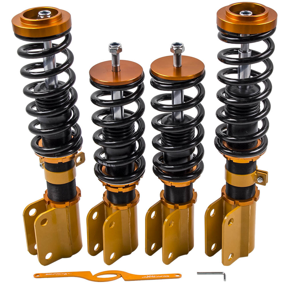 Front + Rear Coilover Shock Struts Coilovers compatible for Buick 97-05 Century 97-04 compatible for REGAL