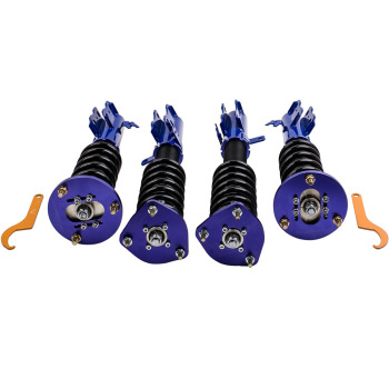 Compatible for Toyota Camry 92-01 Coil Over Spring Adj. Height Shock Absorbers Coilovers lowering kit