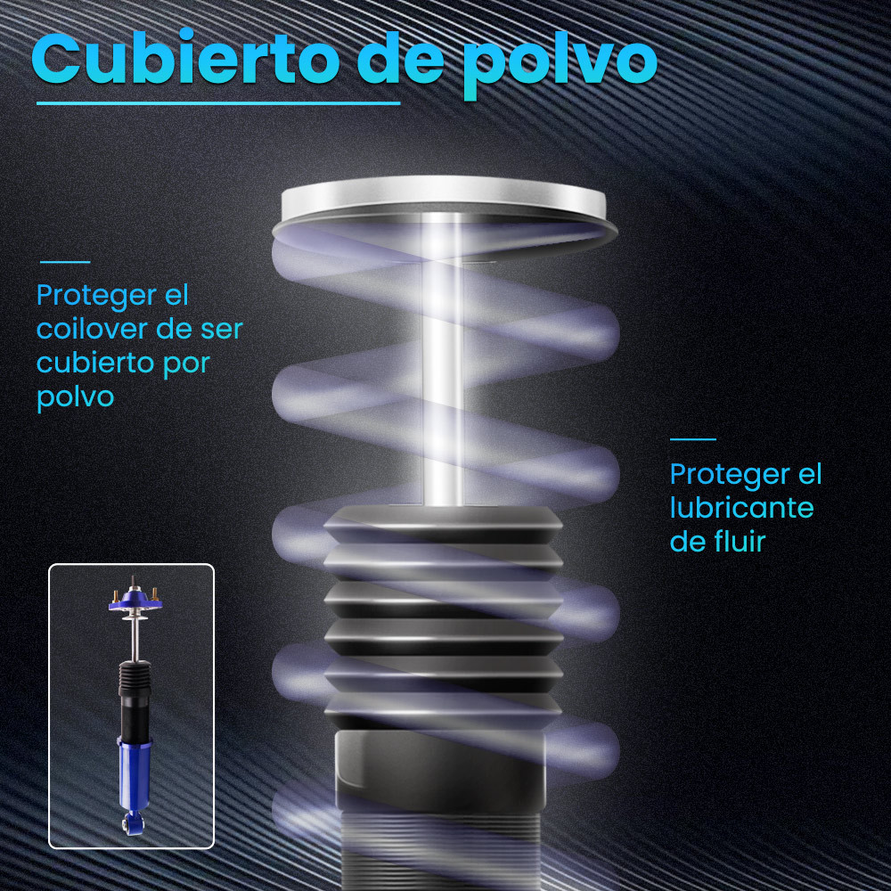 Maxpeedingrods Coilover Amortiguador Struts Kit de altura ajustable compatible para BMW 3 (E36) sedán/Convertible/coupé