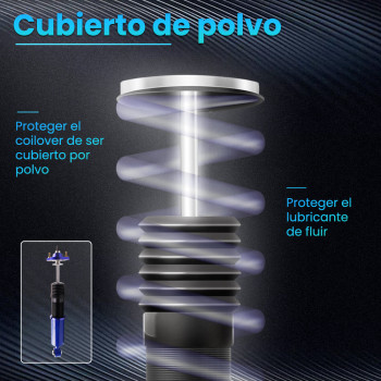 Maxpeedingrods Coilover Amortiguador Struts Kit de altura ajustable compatible para BMW 3 (E36) sedán/Convertible/coupé